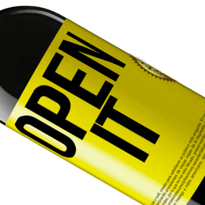 Unique & Personal Expressions. «Open it» RED Edition MBE Reserve