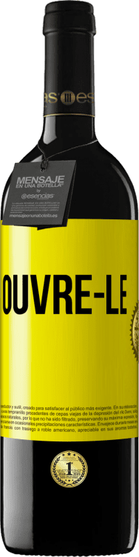 39,95 € | Vin rouge Édition RED MBE Réserve Ouvre-le Étiquette Jaune. Étiquette personnalisable Réserve 12 Mois Récolte 2016 Tempranillo