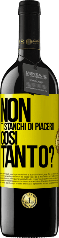 Spedizione Gratuita | Vino rosso Edizione RED MBE Riserva Non ti stanchi di piacerti così tanto? Etichetta Gialla. Etichetta personalizzabile Riserva 12 Mesi Raccogliere 2014 Tempranillo