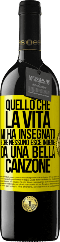 «Quello che la vita mi ha insegnato è che nessuno esce indenne da una bella canzone» Edizione RED MBE Riserva