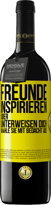 Kostenloser Versand | Rotwein RED Ausgabe MBE Reserve Freunde inspirieren oder unterweisen dich. Wähle sie mit Bedacht aus Gelbes Etikett. Anpassbares Etikett Reserve 12 Monate Ernte 2014 Tempranillo