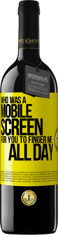 «Who was a mobile screen for you to finger me all day» RED Edition MBE Reserve