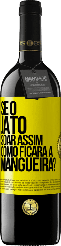 Envio grátis | Vinho tinto Edição RED MBE Reserva Se o jato soar assim, como ficará a mangueira? Etiqueta Amarela. Etiqueta personalizável Reserva 12 Meses Colheita 2014 Tempranillo