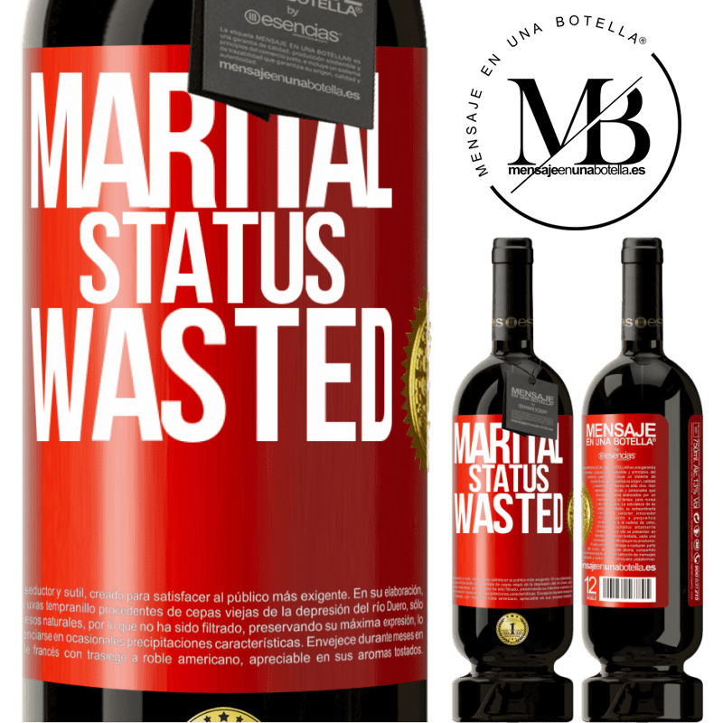 49,95 € Free Shipping | Red Wine Premium Edition MBS® Reserve Marital status: wasted Red Label. Customizable label Reserve 12 Months Harvest 2014 Tempranillo