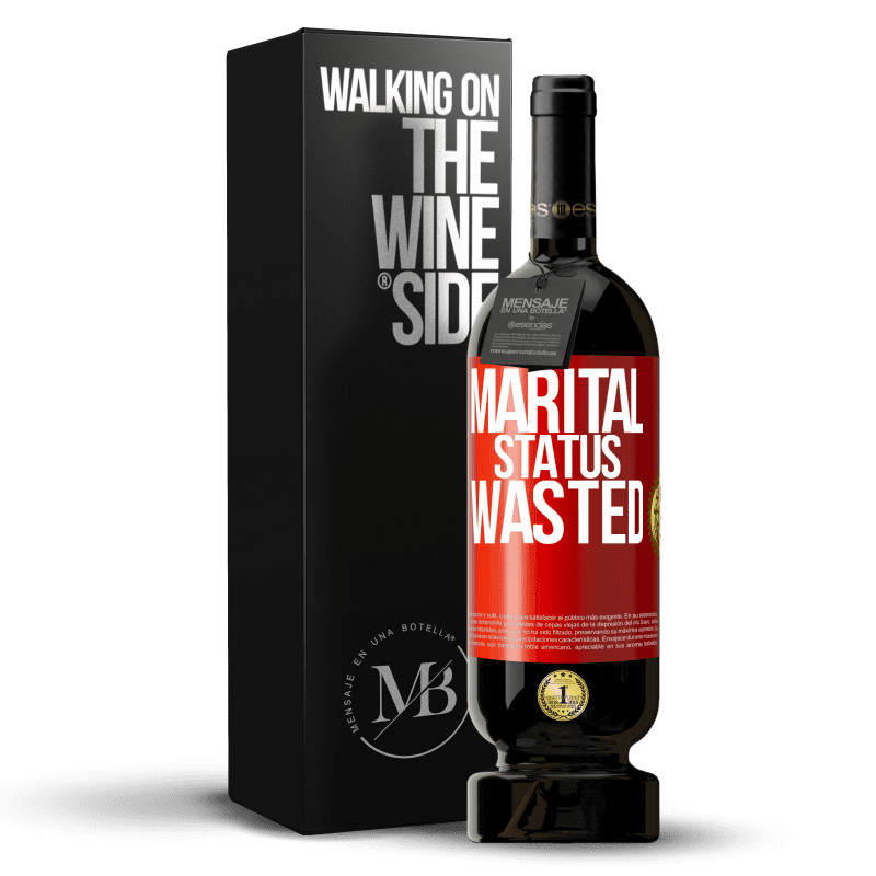 49,95 € Free Shipping | Red Wine Premium Edition MBS® Reserve Marital status: wasted Red Label. Customizable label Reserve 12 Months Harvest 2014 Tempranillo