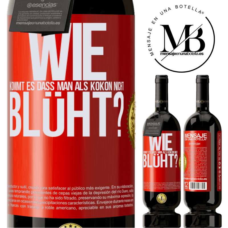 49,95 € Kostenloser Versand | Rotwein Premium Ausgabe MBS® Reserve wie kommt es, dass man als Kokon nicht blüht? Rote Markierung. Anpassbares Etikett Reserve 12 Monate Ernte 2015 Tempranillo