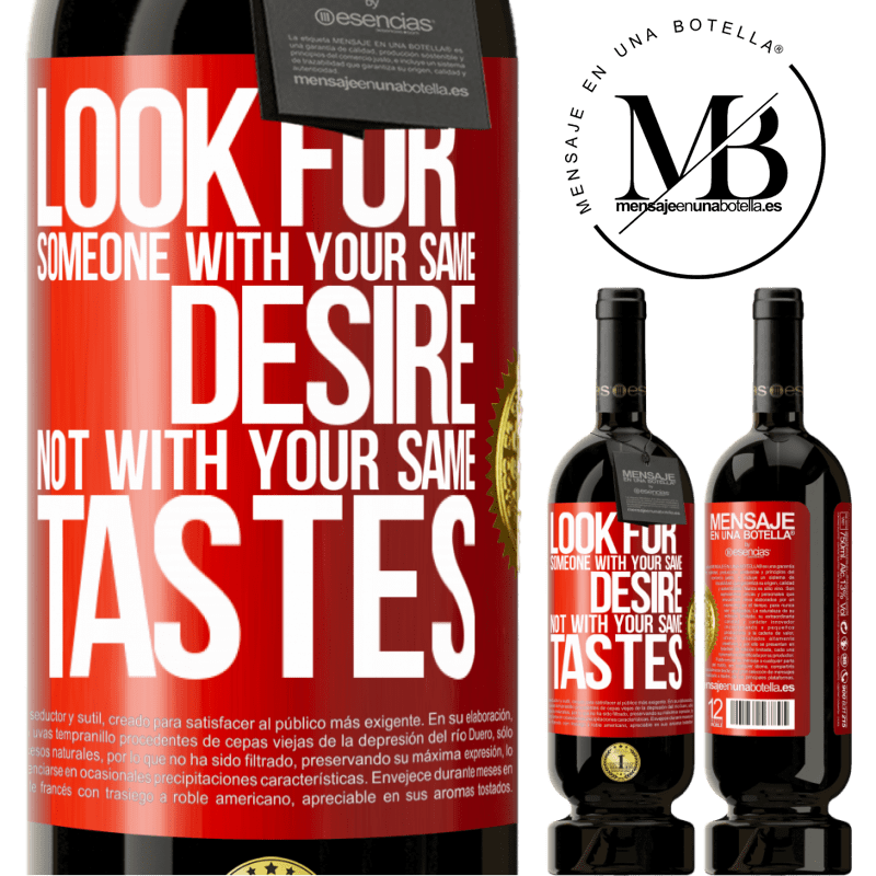29,95 € Free Shipping | Red Wine Premium Edition MBS® Reserva Look for someone with your same desire, not with your same tastes Red Label. Customizable label Reserva 12 Months Harvest 2014 Tempranillo