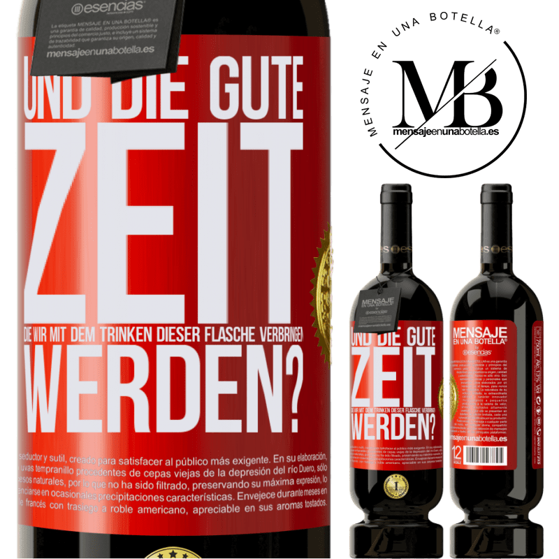 49,95 € Kostenloser Versand | Rotwein Premium Ausgabe MBS® Reserve Und der schöne Moment, den wir mit dem Trinken dieser Flasche verbringen werden? Rote Markierung. Anpassbares Etikett Reserve 12 Monate Ernte 2015 Tempranillo