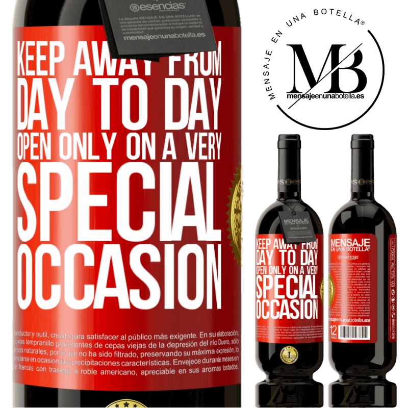 49,95 € Free Shipping | Red Wine Premium Edition MBS® Reserve Keep away from day to day. Open only on a very special occasion Red Label. Customizable label Reserve 12 Months Harvest 2015 Tempranillo