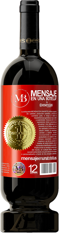 «Esta garrafa contém um ótimo vinho e milhões de AGRADECIMENTOS!» Edição Premium MBS® Reserva
