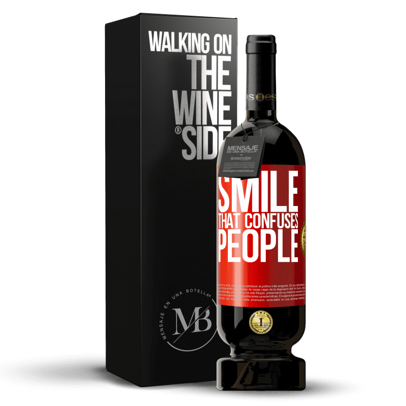 49,95 € Free Shipping | Red Wine Premium Edition MBS® Reserve Smile, that confuses people Red Label. Customizable label Reserve 12 Months Harvest 2016 Tempranillo