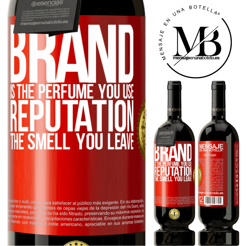 39,95 € Free Shipping | Red Wine Premium Edition MBS® Reserva Brand is the perfume you use. Reputation, the smell you leave Red Label. Customizable label Reserva 12 Months Harvest 2015 Tempranillo