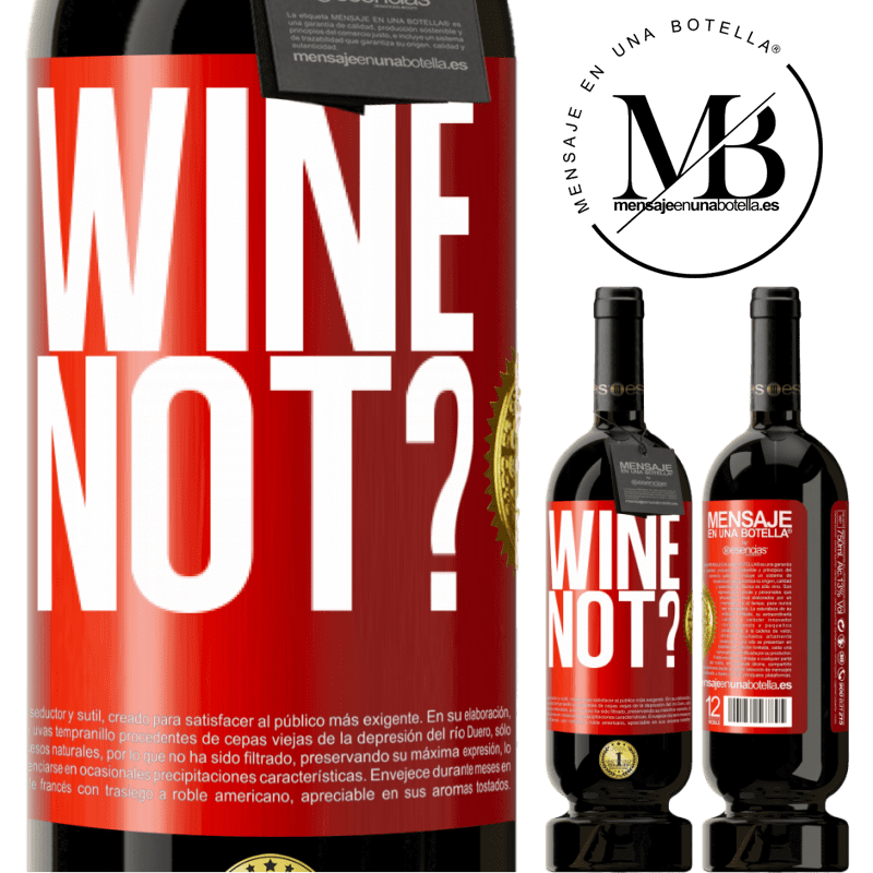 49,95 € Free Shipping | Red Wine Premium Edition MBS® Reserve Wine not? Red Label. Customizable label Reserve 12 Months Harvest 2016 Tempranillo