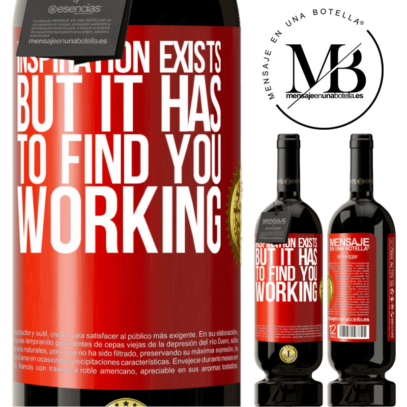 39,95 € Free Shipping | Red Wine Premium Edition MBS® Reserva Inspiration exists, but it has to find you working Red Label. Customizable label Reserva 12 Months Harvest 2014 Tempranillo