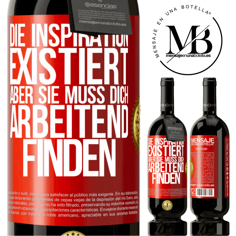 49,95 € Kostenloser Versand | Rotwein Premium Ausgabe MBS® Reserve Die Inspiration existiert, aber sie muss dich arbeitend finden Rote Markierung. Anpassbares Etikett Reserve 12 Monate Ernte 2016 Tempranillo