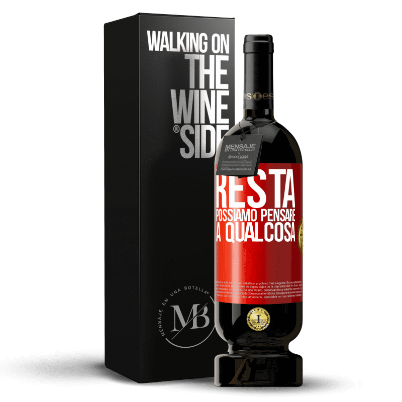 49,95 € Spedizione Gratuita | Vino rosso Edizione Premium MBS® Riserva Resta, possiamo pensare a qualcosa Etichetta Rossa. Etichetta personalizzabile Riserva 12 Mesi Raccogliere 2015 Tempranillo