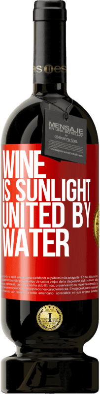 49,95 € | Красное вино Premium Edition MBS® Бронировать Вино - это солнечный свет, объединенный водой Красная метка. Настраиваемая этикетка Бронировать 12 Месяцы Урожай 2014 Tempranillo