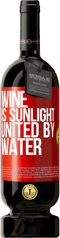49,95 € | Red Wine Premium Edition MBS® Reserve Wine is sunlight, united by water Red Label. Customizable label Reserve 12 Months Harvest 2016 Tempranillo
