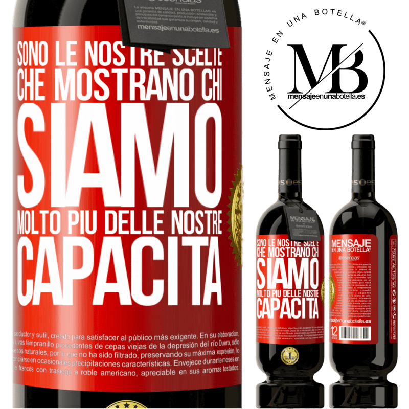 49,95 € Spedizione Gratuita | Vino rosso Edizione Premium MBS® Riserva Sono le nostre scelte che mostrano chi siamo, molto più delle nostre capacità Etichetta Rossa. Etichetta personalizzabile Riserva 12 Mesi Raccogliere 2014 Tempranillo