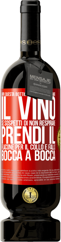 49,95 € Spedizione Gratuita | Vino rosso Edizione Premium MBS® Riserva Apri questa bottiglia e lascia respirare il vino. Se sospetti di non respirare, prendi il flacone per il collo e fallo bocca Etichetta Rossa. Etichetta personalizzabile Riserva 12 Mesi Raccogliere 2016 Tempranillo