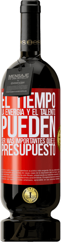 «El tiempo, la energía y el talento pueden ser más importantes que el presupuesto» Edición Premium MBS® Reserva