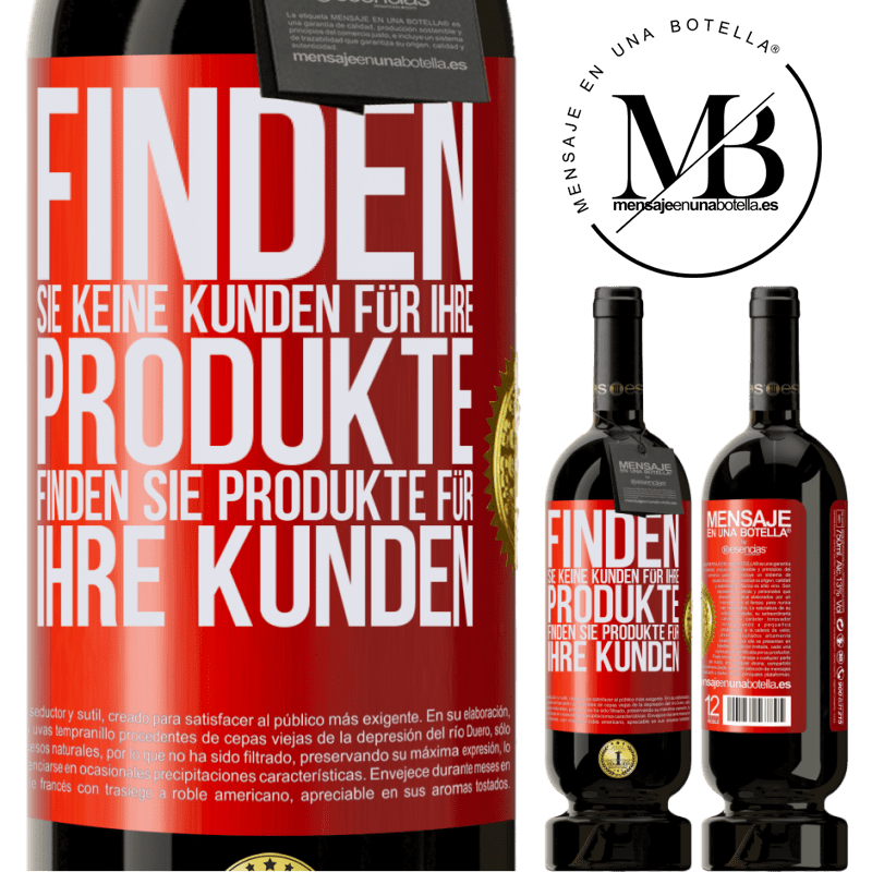 49,95 € Kostenloser Versand | Rotwein Premium Ausgabe MBS® Reserve Finde keine Kunden für deine Produkte, finde Produkte für deine Kunden Rote Markierung. Anpassbares Etikett Reserve 12 Monate Ernte 2016 Tempranillo