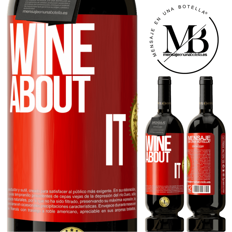 49,95 € Free Shipping | Red Wine Premium Edition MBS® Reserve Wine about it Red Label. Customizable label Reserve 12 Months Harvest 2015 Tempranillo