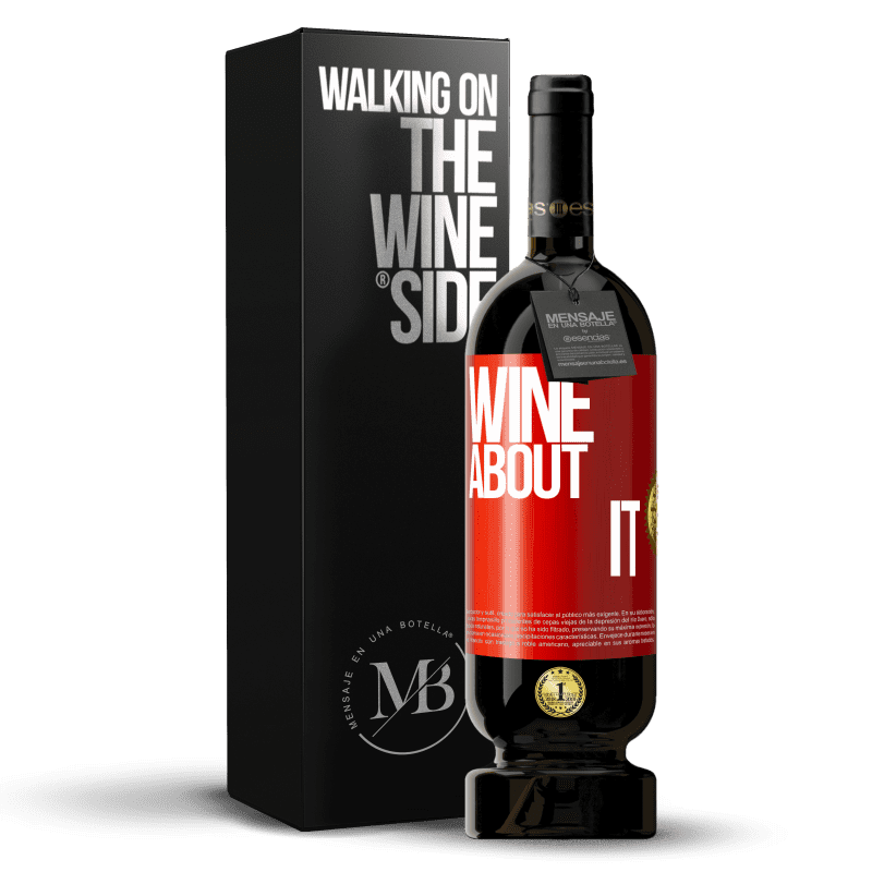 29,95 € Free Shipping | Red Wine Premium Edition MBS® Reserva Wine about it Red Label. Customizable label Reserva 12 Months Harvest 2014 Tempranillo