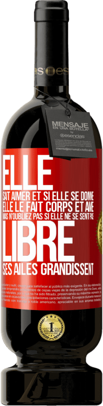 49,95 € | Vin rouge Édition Premium MBS® Réserve Elle sait aimer et si elle se donne, elle le fait corps et âme. Mais n'oubliez pas si elle ne se sent pas libre, ses ailes grand Étiquette Rouge. Étiquette personnalisable Réserve 12 Mois Récolte 2015 Tempranillo