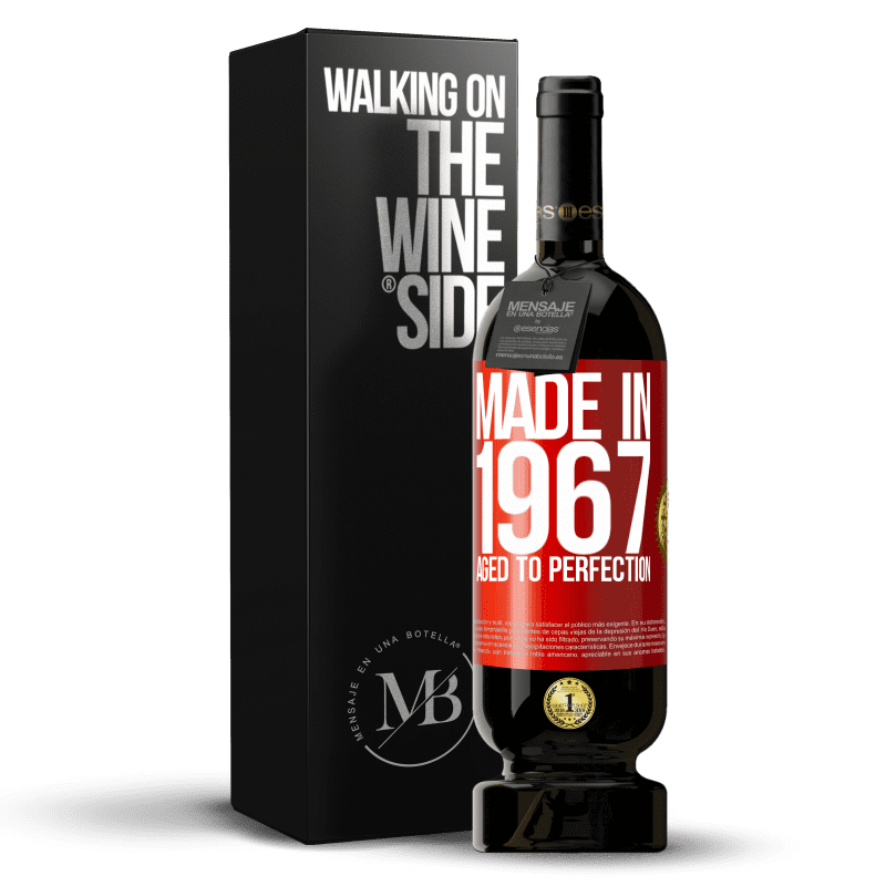 49,95 € Free Shipping | Red Wine Premium Edition MBS® Reserve Made in 1967. Aged to perfection Red Label. Customizable label Reserve 12 Months Harvest 2015 Tempranillo