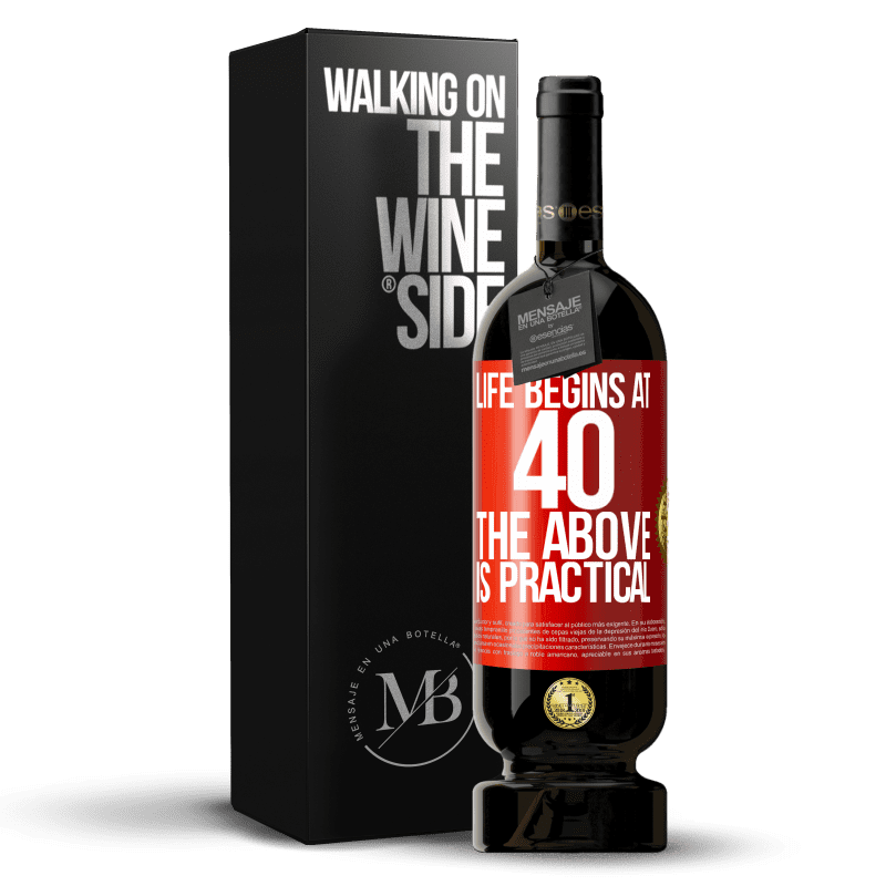 49,95 € Free Shipping | Red Wine Premium Edition MBS® Reserve Life begins at 40. The above is practical Red Label. Customizable label Reserve 12 Months Harvest 2014 Tempranillo