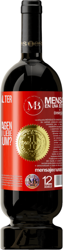 «Ich bin in einem Alter in dem ich automatisch frage, wenn sie mir sagen ich libe dich, wofür?» Premium Ausgabe MBS® Reserve