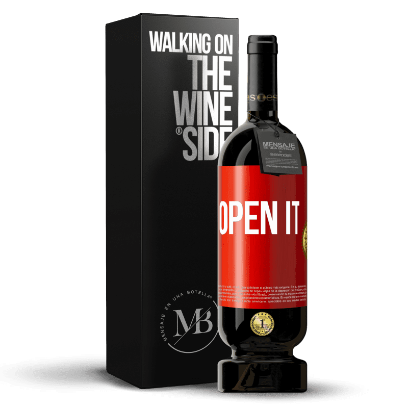 49,95 € Free Shipping | Red Wine Premium Edition MBS® Reserve Open it Red Label. Customizable label Reserve 12 Months Harvest 2014 Tempranillo