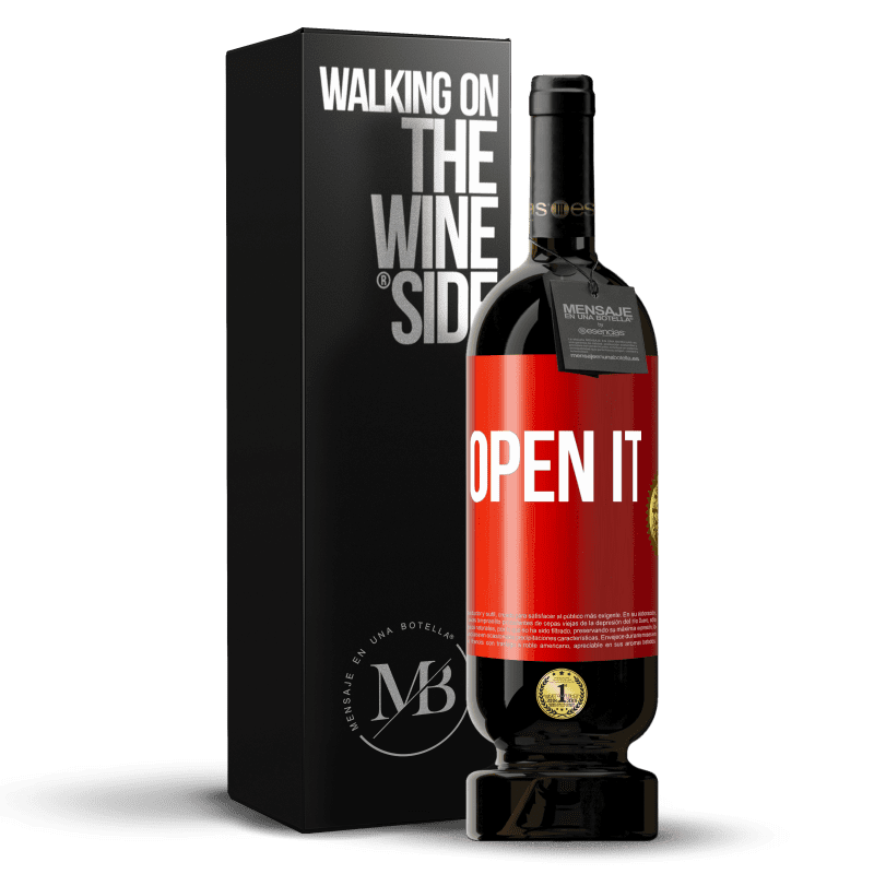 49,95 € Free Shipping | Red Wine Premium Edition MBS® Reserve Open it Red Label. Customizable label Reserve 12 Months Harvest 2015 Tempranillo