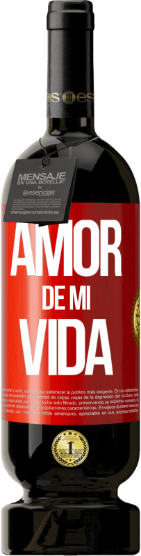 49,95 € | Vino Tinto Edición Premium MBS® Reserva Amor de mi vida Etiqueta Roja. Etiqueta personalizable Reserva 12 Meses Cosecha 2015 Tempranillo