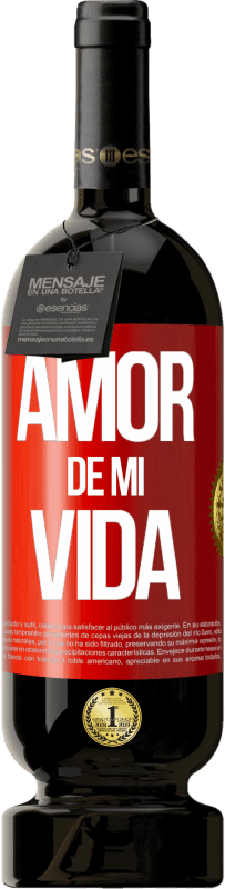 49,95 € Envío gratis | Vino Tinto Edición Premium MBS® Reserva Amor de mi vida Etiqueta Roja. Etiqueta personalizable Reserva 12 Meses Cosecha 2016 Tempranillo
