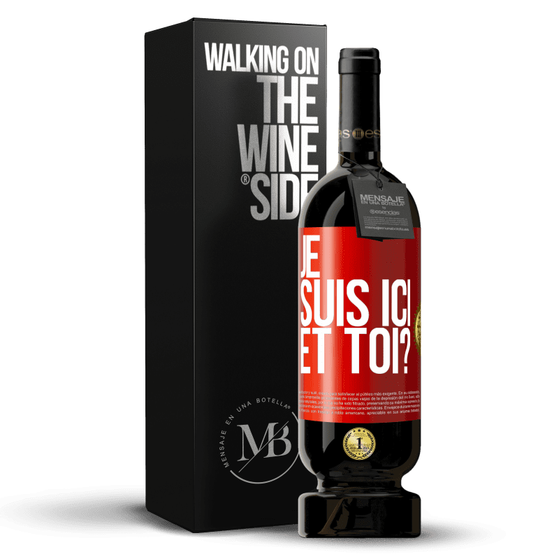 49,95 € Envoi gratuit | Vin rouge Édition Premium MBS® Réserve Je suis ici. Et toi? Étiquette Rouge. Étiquette personnalisable Réserve 12 Mois Récolte 2014 Tempranillo