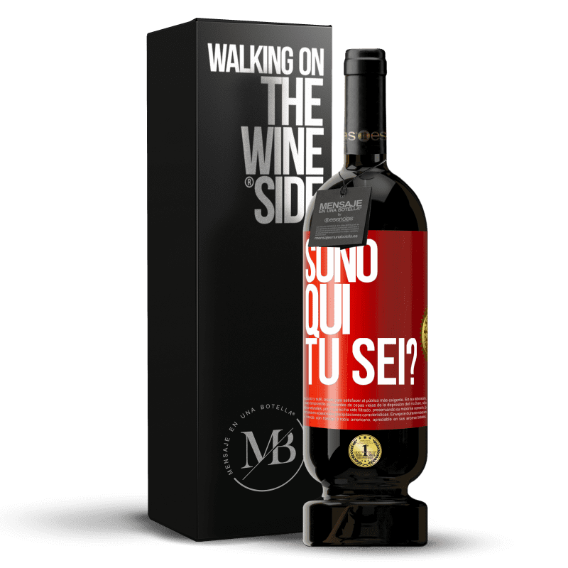 49,95 € Spedizione Gratuita | Vino rosso Edizione Premium MBS® Riserva Sono qui. Tu sei? Etichetta Rossa. Etichetta personalizzabile Riserva 12 Mesi Raccogliere 2014 Tempranillo