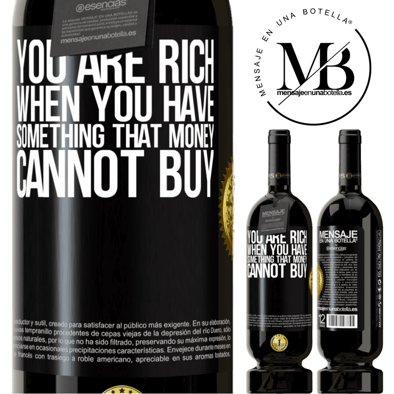 29,95 € Free Shipping | Red Wine Premium Edition MBS® Reserva You are rich when you have something that money cannot buy Black Label. Customizable label Reserva 12 Months Harvest 2014 Tempranillo