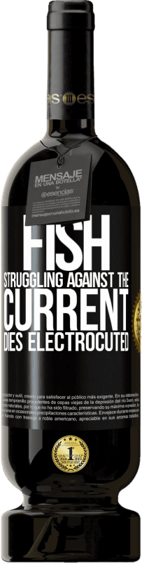 «Рыба, которая борется с током, умирает на электрическом стуле» Premium Edition MBS® Бронировать