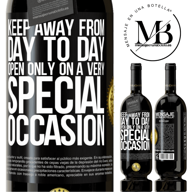 49,95 € Free Shipping | Red Wine Premium Edition MBS® Reserve Keep away from day to day. Open only on a very special occasion Black Label. Customizable label Reserve 12 Months Harvest 2015 Tempranillo