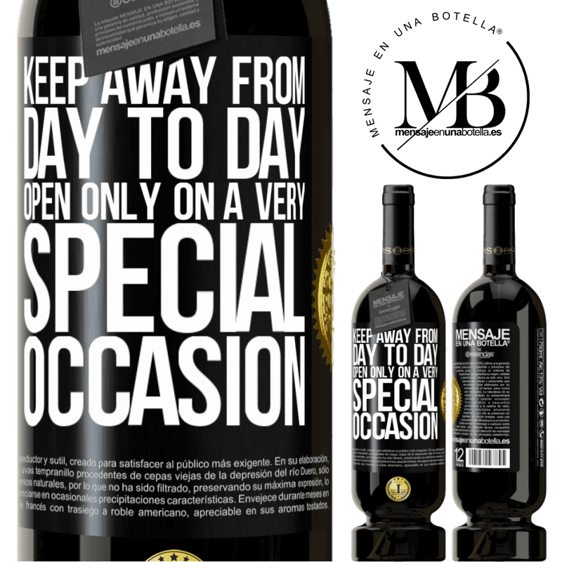 29,95 € Free Shipping | Red Wine Premium Edition MBS® Reserva Keep away from day to day. Open only on a very special occasion Black Label. Customizable label Reserva 12 Months Harvest 2014 Tempranillo