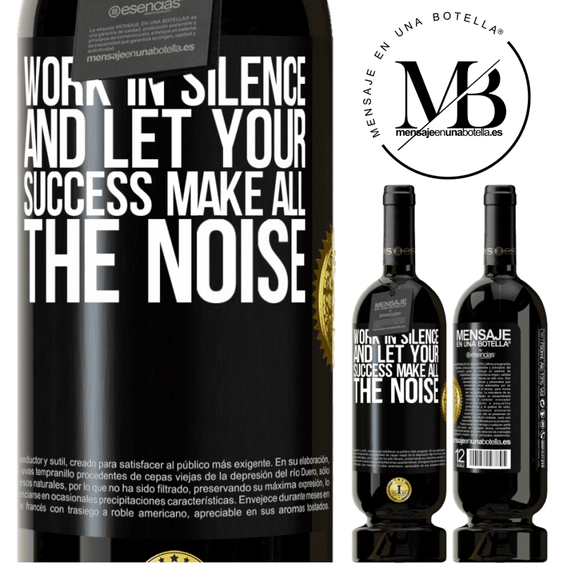 29,95 € Free Shipping | Red Wine Premium Edition MBS® Reserva Work in silence, and let your success make all the noise Black Label. Customizable label Reserva 12 Months Harvest 2014 Tempranillo