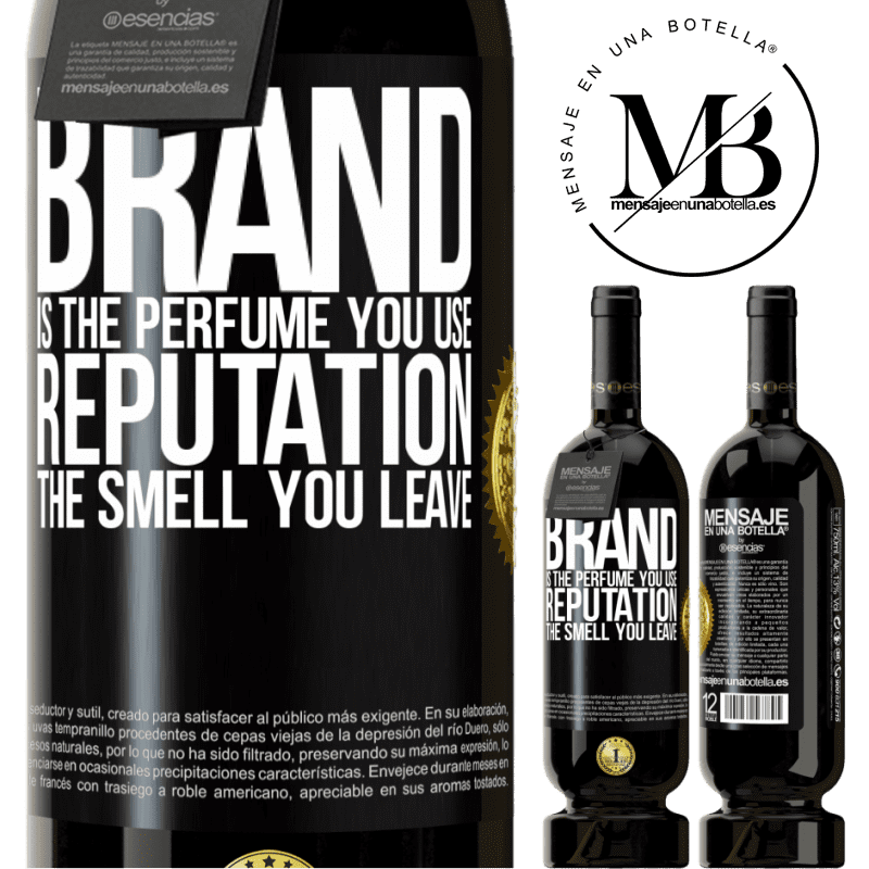 49,95 € Free Shipping | Red Wine Premium Edition MBS® Reserve Brand is the perfume you use. Reputation, the smell you leave Black Label. Customizable label Reserve 12 Months Harvest 2014 Tempranillo