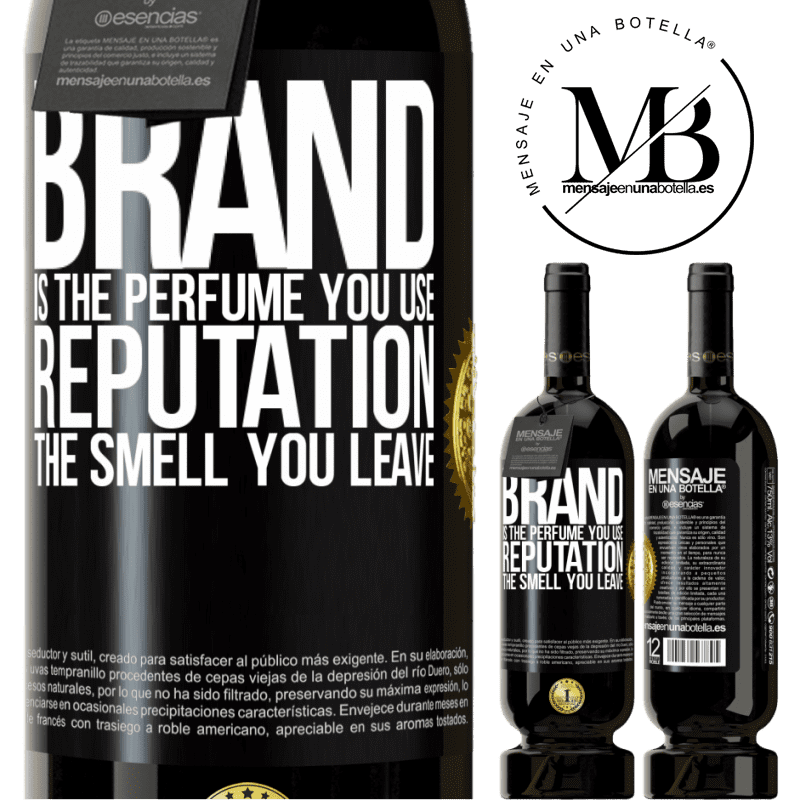 49,95 € Free Shipping | Red Wine Premium Edition MBS® Reserve Brand is the perfume you use. Reputation, the smell you leave Black Label. Customizable label Reserve 12 Months Harvest 2016 Tempranillo