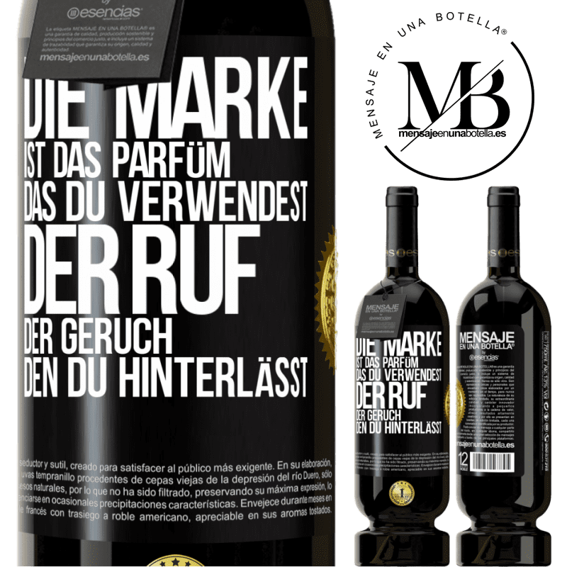 49,95 € Kostenloser Versand | Rotwein Premium Ausgabe MBS® Reserve Die Marke ist das Parfüm, das du verwendest. Der Ruf der Geruch, den du hinterlässt Schwarzes Etikett. Anpassbares Etikett Reserve 12 Monate Ernte 2016 Tempranillo