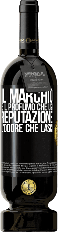 49,95 € | Vino rosso Edizione Premium MBS® Riserva Il marchio è il profumo che usi. Reputazione, l'odore che lasci Etichetta Nera. Etichetta personalizzabile Riserva 12 Mesi Raccogliere 2015 Tempranillo