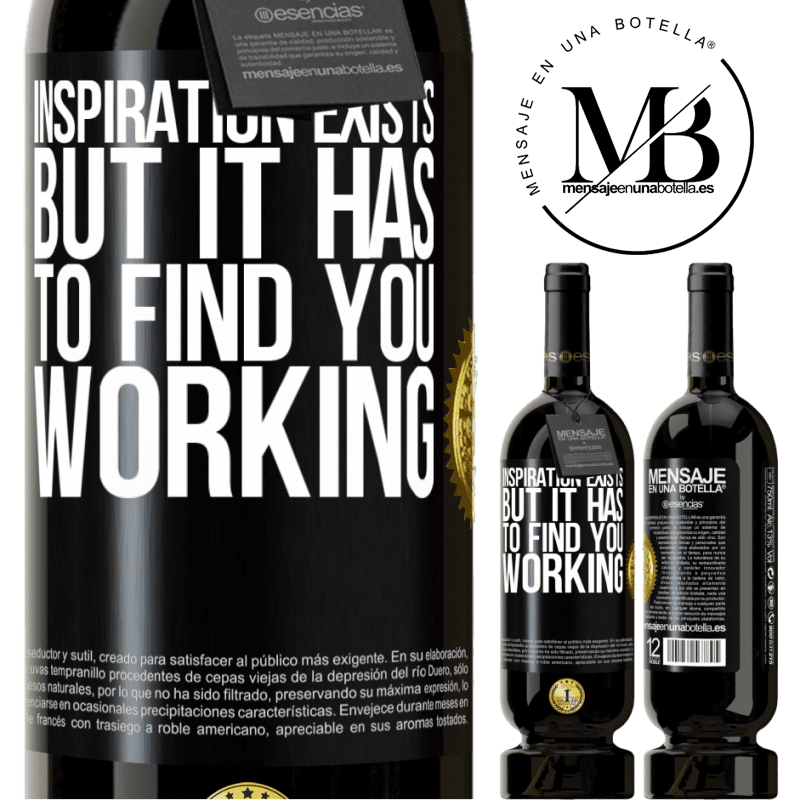 49,95 € Free Shipping | Red Wine Premium Edition MBS® Reserve Inspiration exists, but it has to find you working Black Label. Customizable label Reserve 12 Months Harvest 2015 Tempranillo