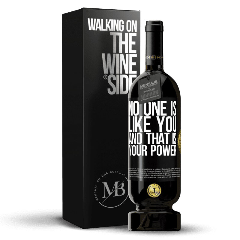 49,95 € Free Shipping | Red Wine Premium Edition MBS® Reserve No one is like you, and that is your power Black Label. Customizable label Reserve 12 Months Harvest 2014 Tempranillo