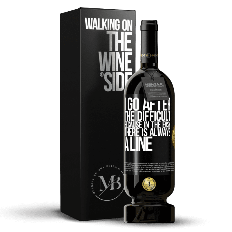 49,95 € Free Shipping | Red Wine Premium Edition MBS® Reserve I go after the difficult, because in the easy there is always a line Black Label. Customizable label Reserve 12 Months Harvest 2014 Tempranillo
